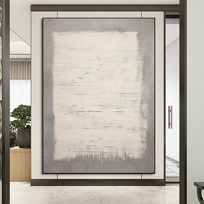 Cuadro Abstracto Wabi-Sabi Óleo Sobre Lienzo Decoración Moderna Sin Marco