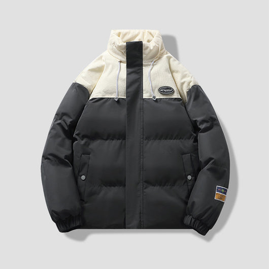Abrigo de Invierno para Hombre Casual con Cuello Alto Acolchado en Algodón - Image 17