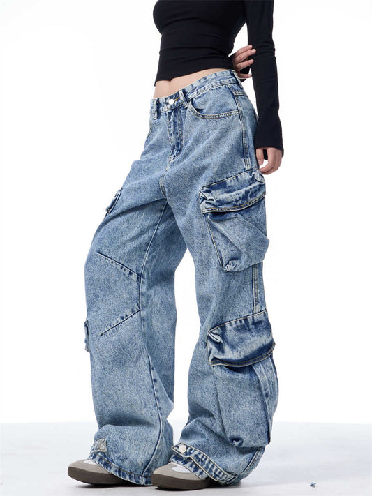 Pantalones de Trabajo Mujer Talle Ancho con Bolsillos Múltiples - Image 2