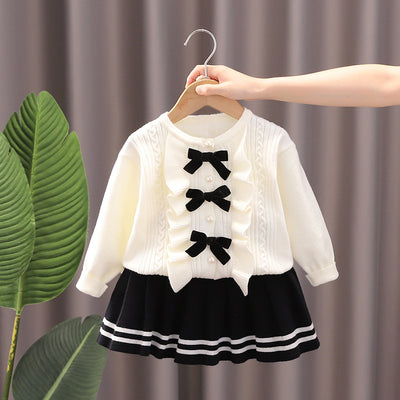 Conjunto Tejido Coreano para Niña: Blusa y Falda Coordinadas - Image 7