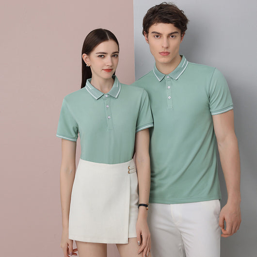 Polo de Seda Natural con Solapa - Manga Corta - Image 13