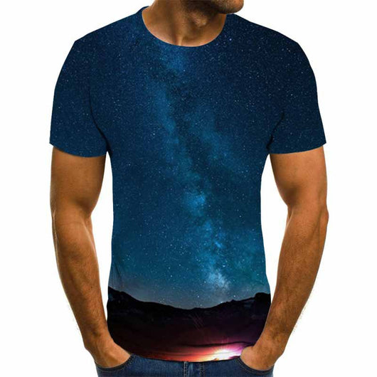 Playera Casual para Hombre con Impresión 3D Digital - Image 16
