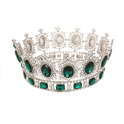 Corona Barroca Europea Nupcial - Accesorio de Tiara Princesa para Novia - Image 7