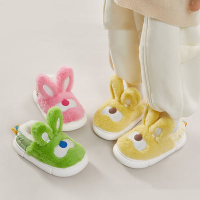 Pantuflas Infantiles de Algodón con Diseño de Conejo y Suela Antideslizante - Image 10