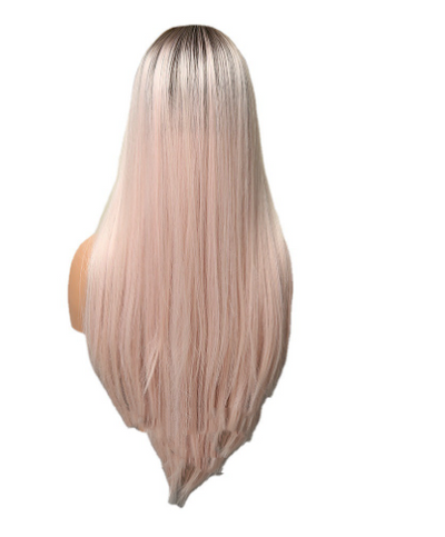 Peluca de Cabello Liso Degradado Resistente al Calor - Largo Medio - Image 9