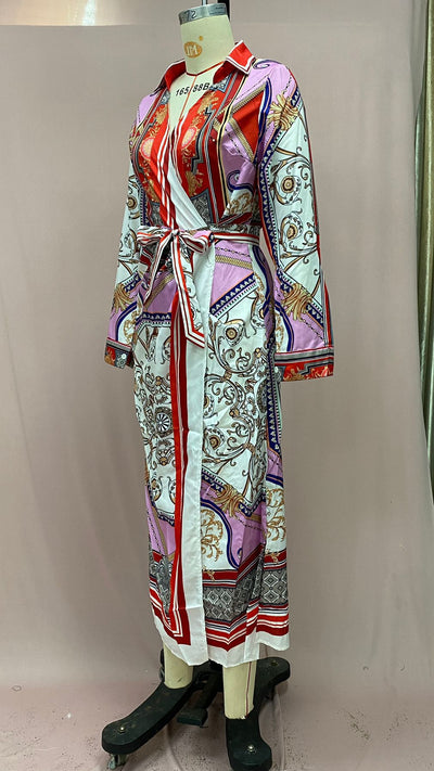 Camisa Larga Estilo Étnico Africano con Estampados Tradicionales - Image 13