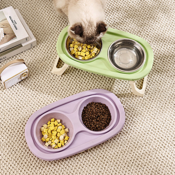 Comedero Plegable de Acero Inoxidable para Mascotas