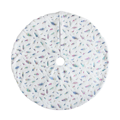 Falda Navideña de Felpa Blanca Premium - Image 7