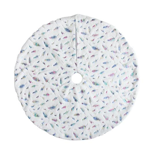 Falda Navideña de Felpa Blanca Premium - Image 7