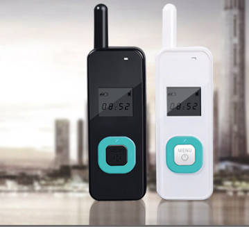 Walkie Talkie Miniatura de Moda con Auricular Colgante