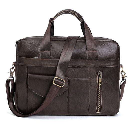 Bolso de Cuero Genuino para Hombre - Diseño Casual y Versátil - Image 11