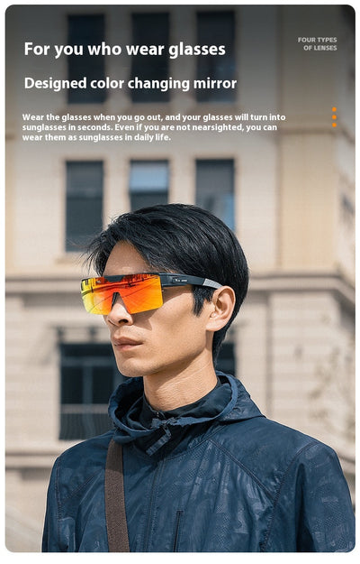 Gafas de Ciclismo con Lentes Fotocromáticas de Color Cambiante - Image 39