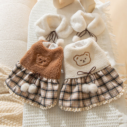 Vestido Infantil Osito Adorable con Diseño de Cachorro - Image 4