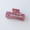 Temperament Elegant Ink Fashion Leopard Print Hair Accessories Bright Rosado Morado 10.5cm
