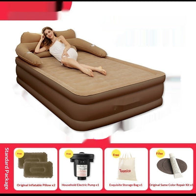 Cama Inflable Portátil con Respaldo Elevado y Acolchado Reforzado - Image 6