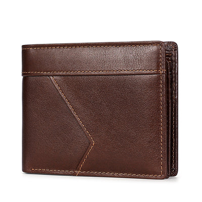 Cartera de Cuero Retro Antirrobo con Protección RFID para Hombre - Image 10