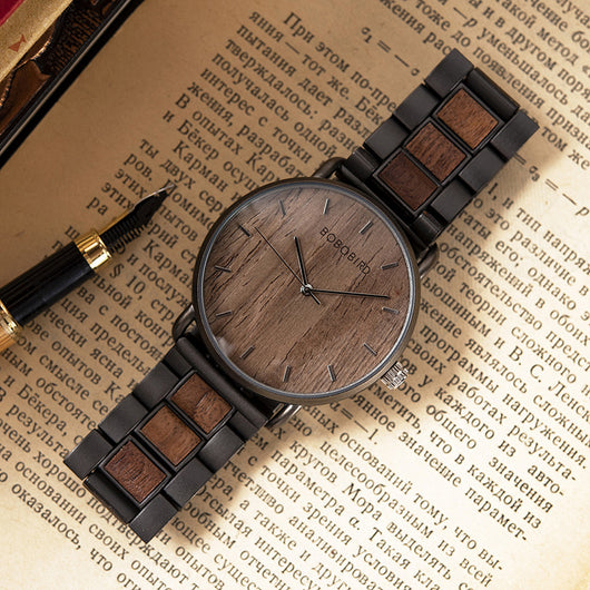 Reloj de Madera para Hombre - Diseño Artístico y Casual - Image 15