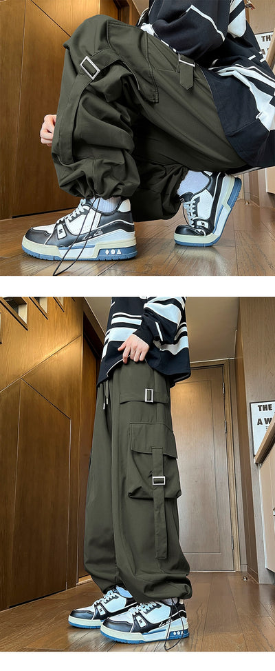 Pantalones Rectos Anchos para Hombre - Image 23