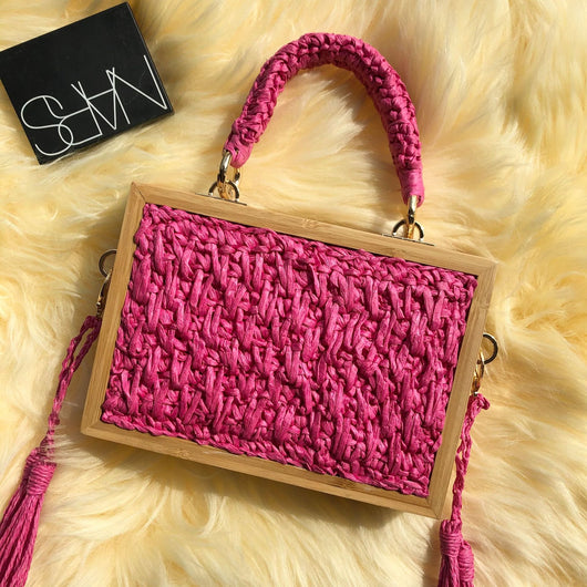 Bolsa de Paja con Marco de Madera - Image 12