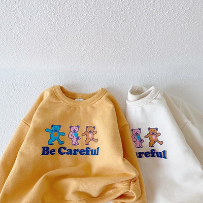 Conjunto de Buzo y Pantalón Infantil con Estampado de Osito Cartoon - Image 17