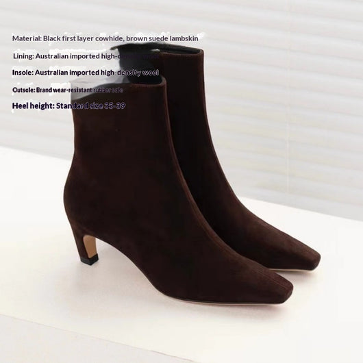 Botas de Invierno para Mujer en Cuero Genuino - Calidez y Estilo - Image 6