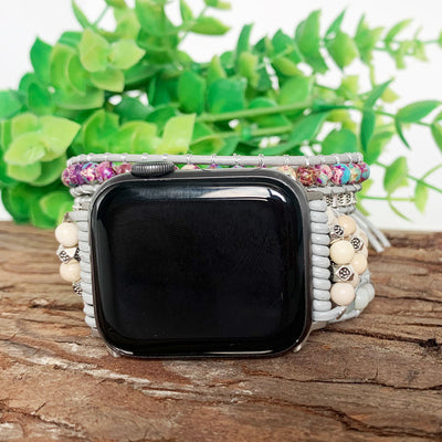 Pulsera de Piedra Natural Multicapa con Enrollado Ajustable - Image 7
