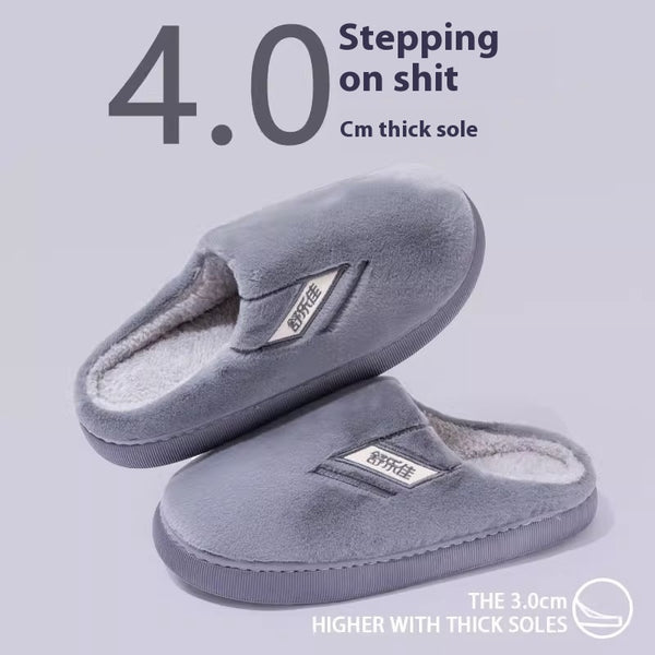 Pantuflas Térmicas de Invierno para Hombre con Suela Antideslizante