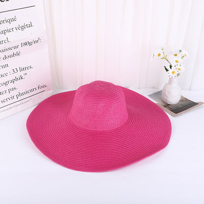 Sombrero de Paja Protector Solar Coreano - Ideal para Playa y Paseos de Verano - Image 26