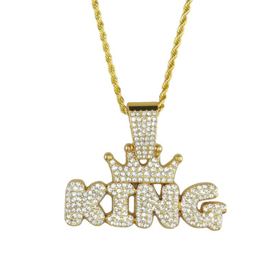 Collar de Moda para Hombre con Dije de Diamante en Aleación - Image 12