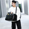 Bolsa Deportiva Retro de Gran Capacidad para Viajes Cortos y Gimnasio