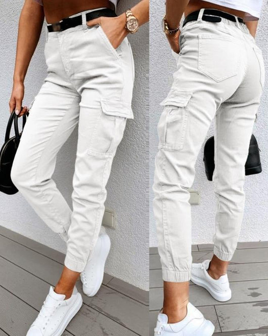Pantalones de Trabajo Entallados para Mujer - Image 12