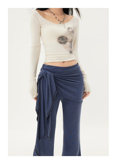 Pantalones Acampanados Cintura Baja Slim Fit - Image 11