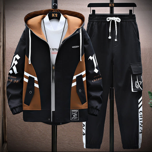 Conjunto de Pantalón y Chaqueta Otoñal para Hombre Estilo Casual - Image 7