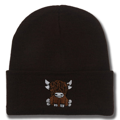 Gorro de Lana Tejido con Diseño de Yak Peludo - Abrigo Otoño e Invierno - Image 25