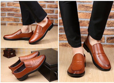 Zapatos de Cuero Respirable para Hombre - Elegancia Casual y Profesional - Image 18