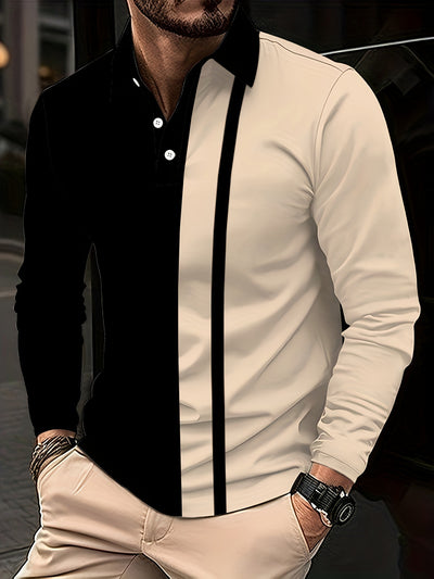 Camisa Casual Slim Fit con Estampado 3D y Cuello Solapa - Image 10
