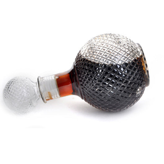 Decantador de Vino Redondo 500ml Diseño Diamante Transparente - Image 9