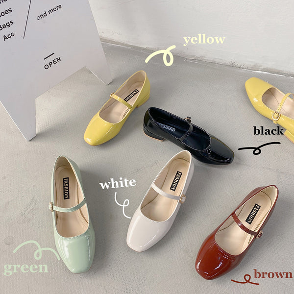 Zapatos de Tacón Cuadrado Grueso para Mujer
