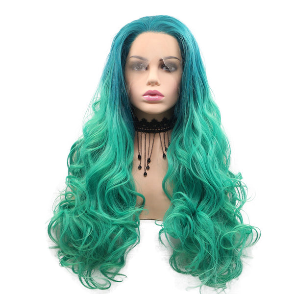 Peluca de Encaje Elegante para Mujer - Estilo Simple y Natural