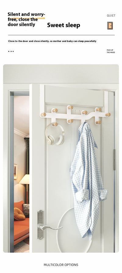 Perchero Colgante sin Clavo para Puerta - Organizador de Ropa Compacto - Image 14