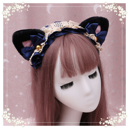 Diadema Lolita Gatita de Peluche con Encaje - Accesorio Anime Japonés - Image 66