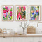 Lienzo de Pared Jungle Tropical con Koala, Tigre, Leopardo y Flores