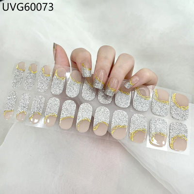 Pegatinas de Gel UV Semicuradas - Parches de Uñas Profesionales - Image 70