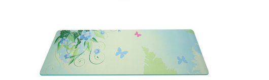 Tapete de Yoga Premium Ante Terciopelo Venado con Diseño Floral Antideslizante - Image 6