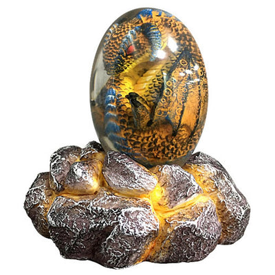 Huevo de Dragón LED con Cristal Mineral - Decoración Feng Shui Recargable - Image 12