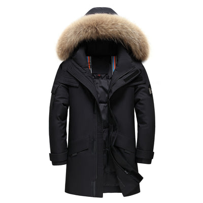 Chaqueta Acolchada de Plumón para Parejas - Corte Medio Invierno - Image 2