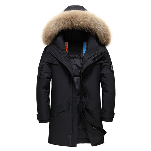 Chaqueta Acolchada de Plumón para Parejas - Corte Medio Invierno - Image 2