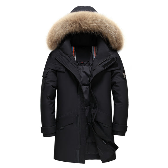 Chaqueta Acolchada de Plumón para Parejas - Corte Medio Invierno