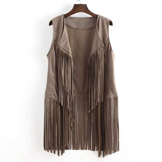Chaleco Sleeveless con Borlas para Mujer - Image 26