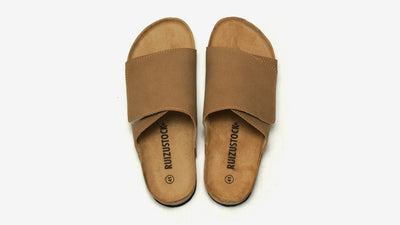 Pantuflas de Corcho y Cuero para Hombre - Sandalias Retro Cómodas - Image 11